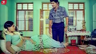 Shobhan Babu And Vijayashanti Telugu Old Best Interesting Bedroom Scene | Telugu Videos
