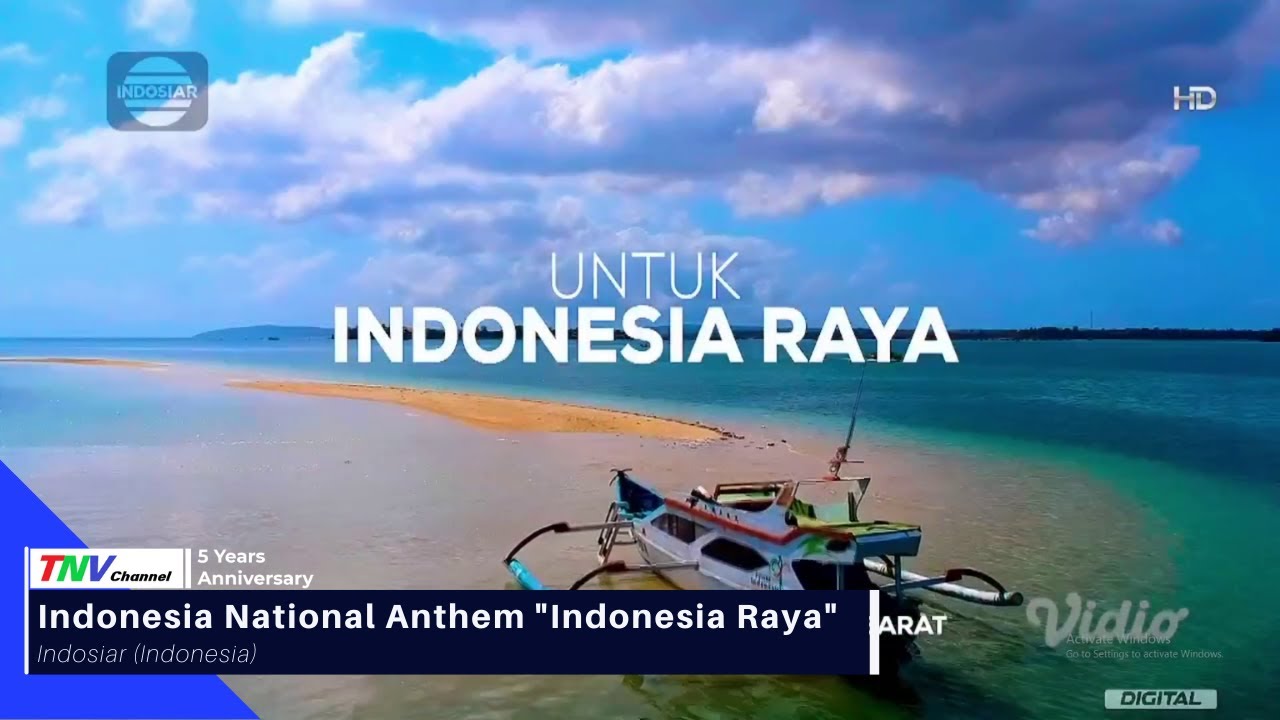 Indosiar (Indonesia) - Indonesia National Anthem 