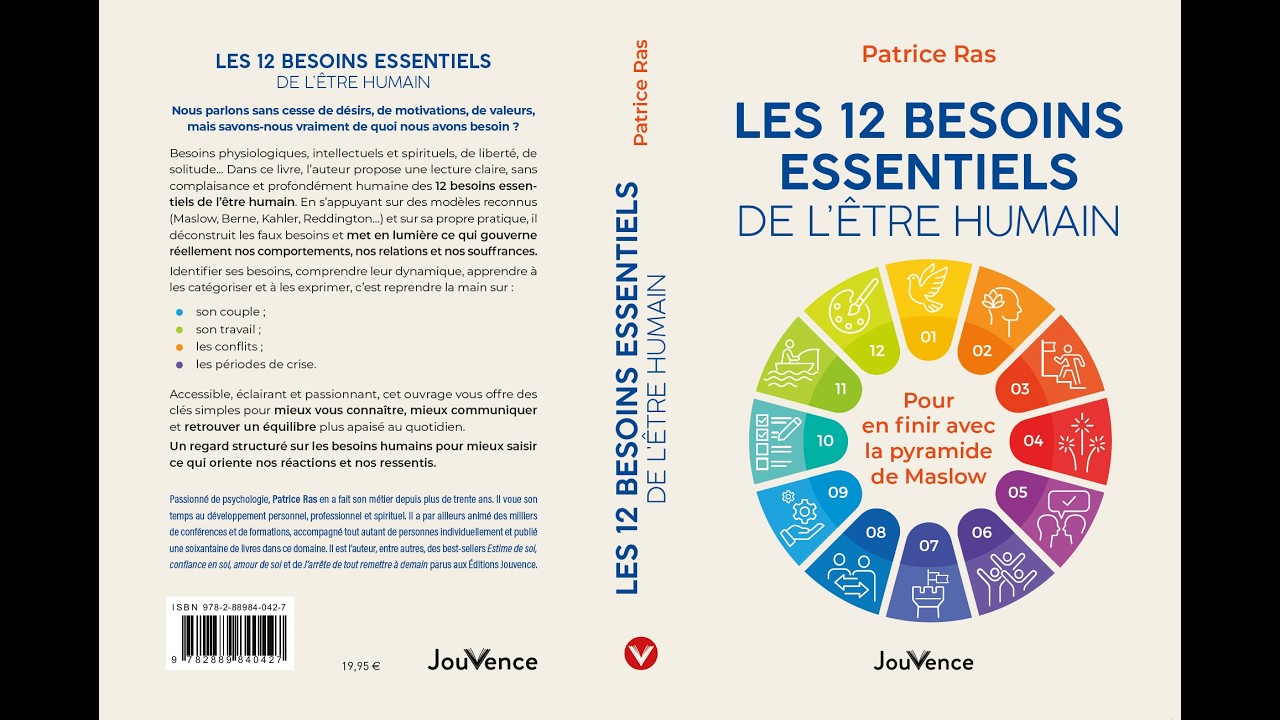 Mon livre : Les 12 besoins essentiels de l'être humain - YouTube