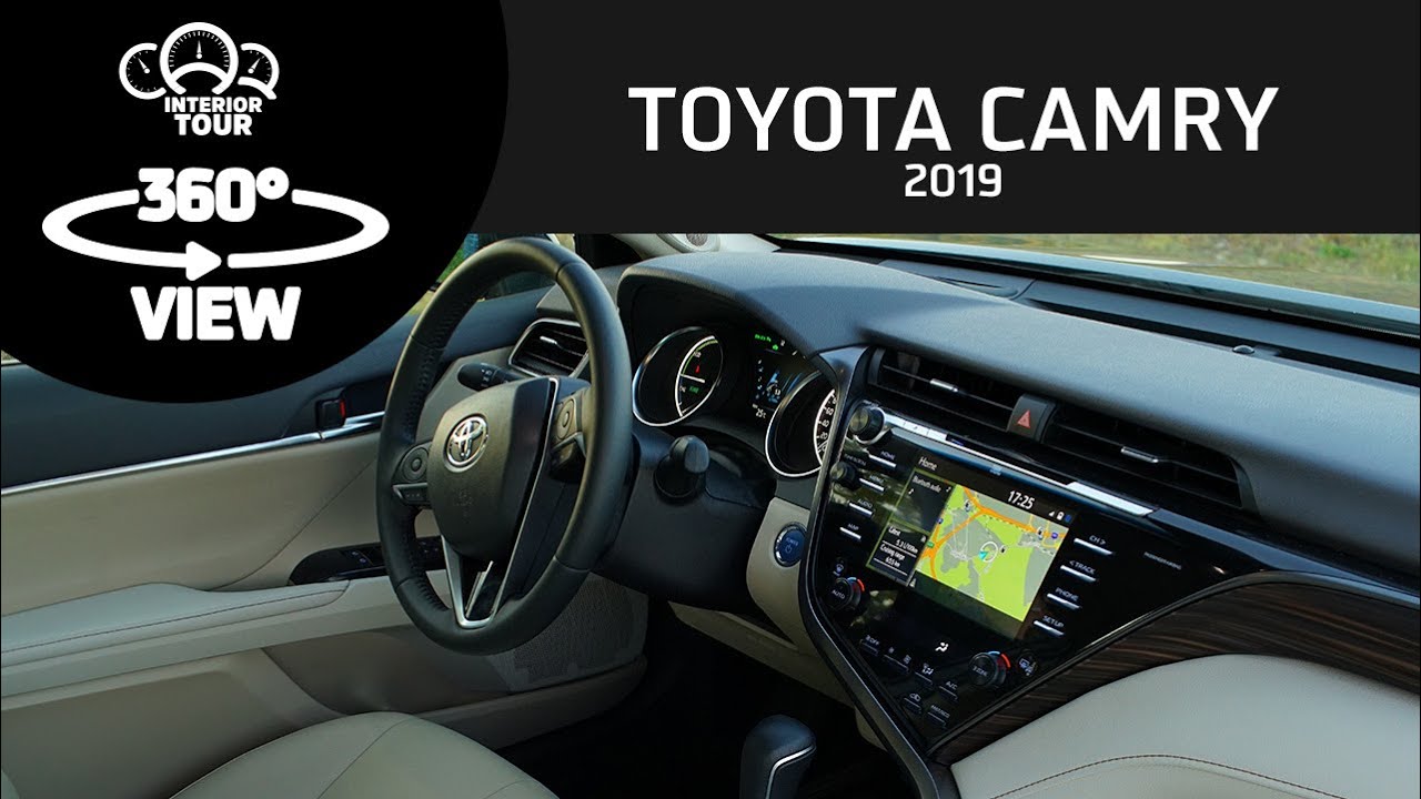 Toyota Camry - 2019 interior 360° view - YouTube