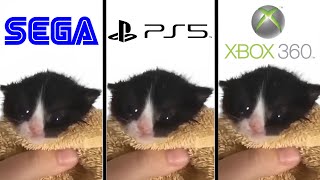 Kitten Meow but in popular game console start