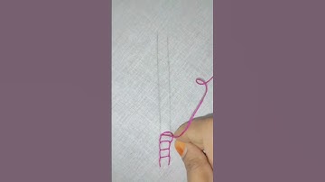 Open Chain Stitch | Easy Hand Embroidery for Beginners | Step by Step Tutorial