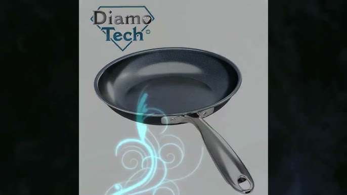 DiamoTech 9.5 Frying Pan - 4-Layer Diamond Ceramic Coating, Nonstick –  EaZy BrandZ