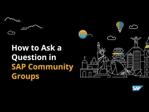 SAP Community Groups: Asking a Question