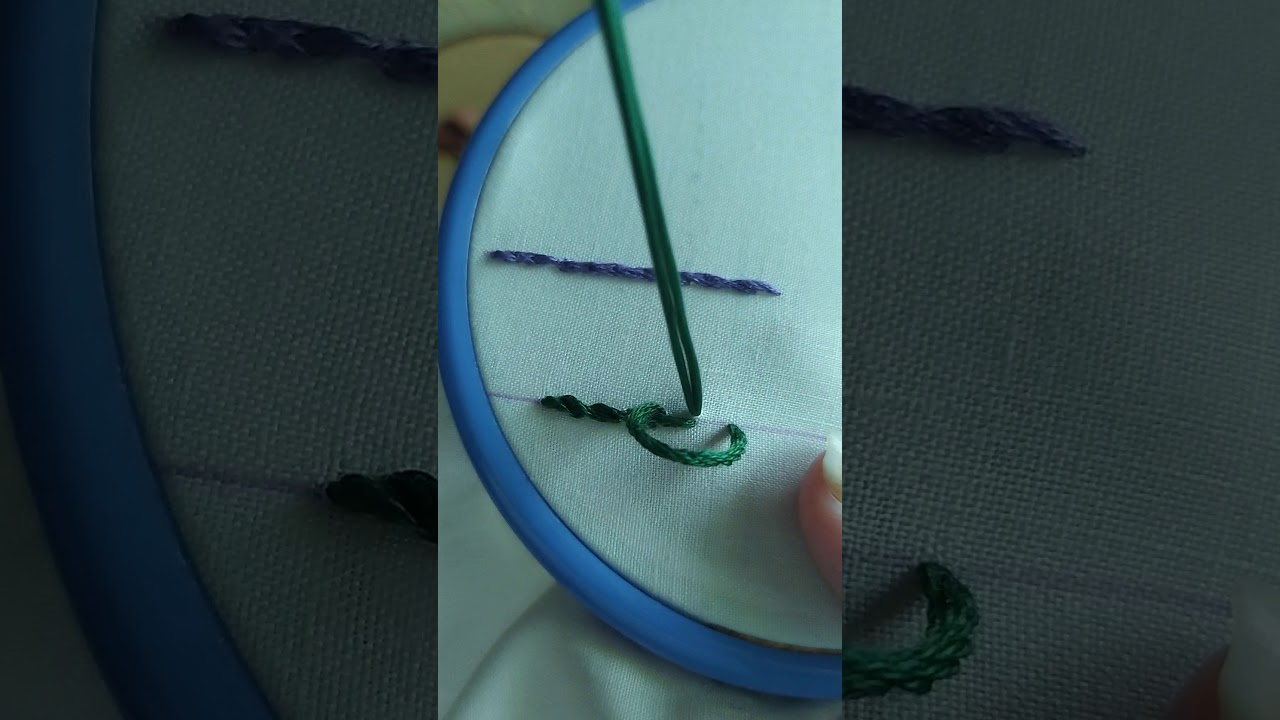 Basics embroidery stitches for beginners part 2 - YouTube
