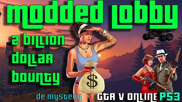 GTA V online MODDED LOBBY fun with a friend modder (PS3)