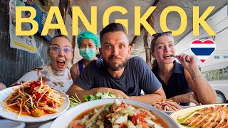 BACKSTREET BANGKOK ISAN FEAST 🇹🇭 + Bonus $0.79 Pad Kaprao @danny_and_diggy @Emilysrichala.