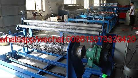 testing the rolls making wire mesh welding machine for our  vietnam customer