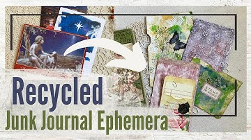 Transform Your Christmas Cards into Beautiful Ephemera for a Junk Journal