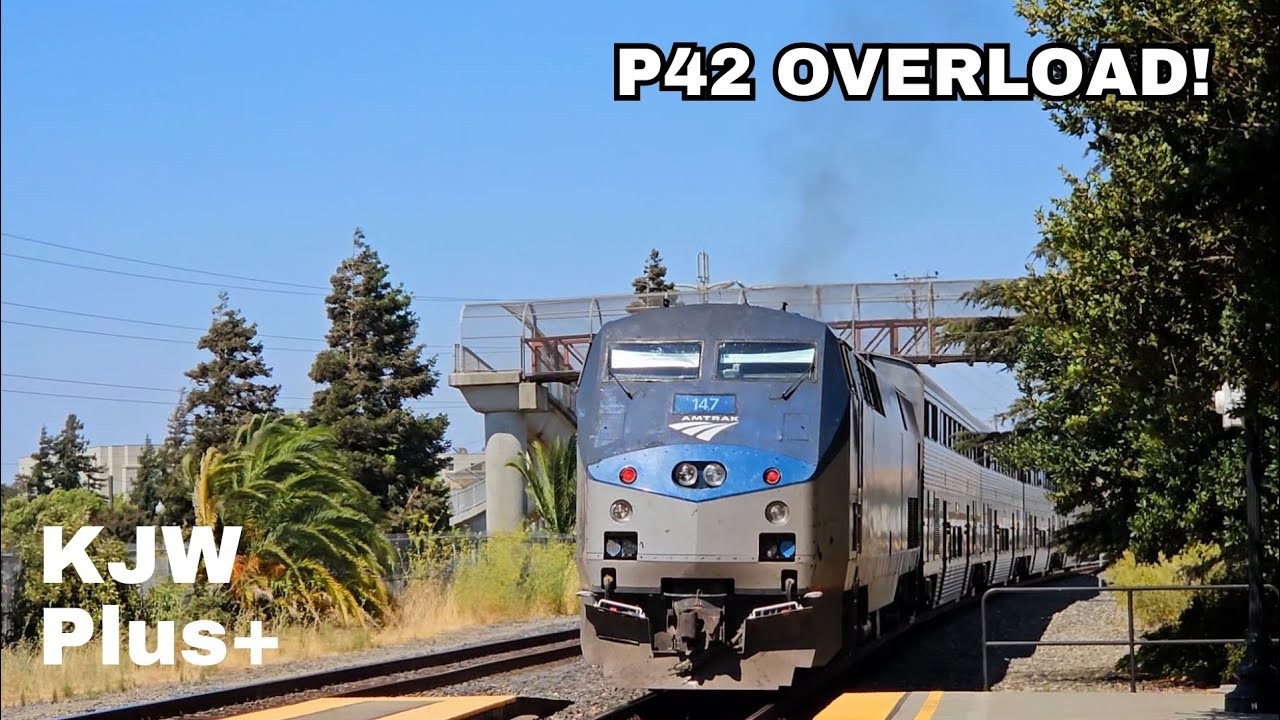 Amtrak P42DC 147 takes over the Capitol Corridor!