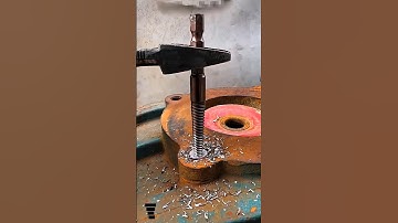Extreme Precision Thread Tapping on Rusted Metal | Satisfying Engineering Tool in Action