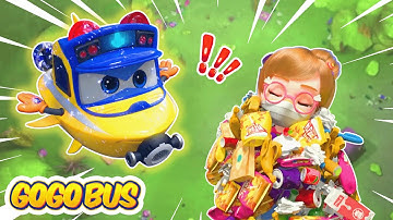 🚫 Không Được Vứt Rác Bừa Bãi Nơi Công Cộng 👮 Hoạt Hình Cảnh Sát Trưởng GOGO Bus