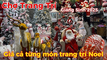 Sài Gòn mua sắp mùa giáng sinh 2025”Giá cả từng món đồ trang trí Noel “Hải Thượng Lãng Ông 