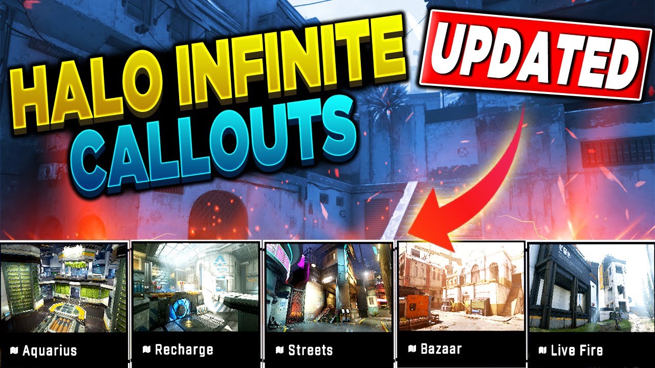 *UPDATED* Halo Infinite Pro Callouts | All Ranked Maps + Cheat Sheets ...