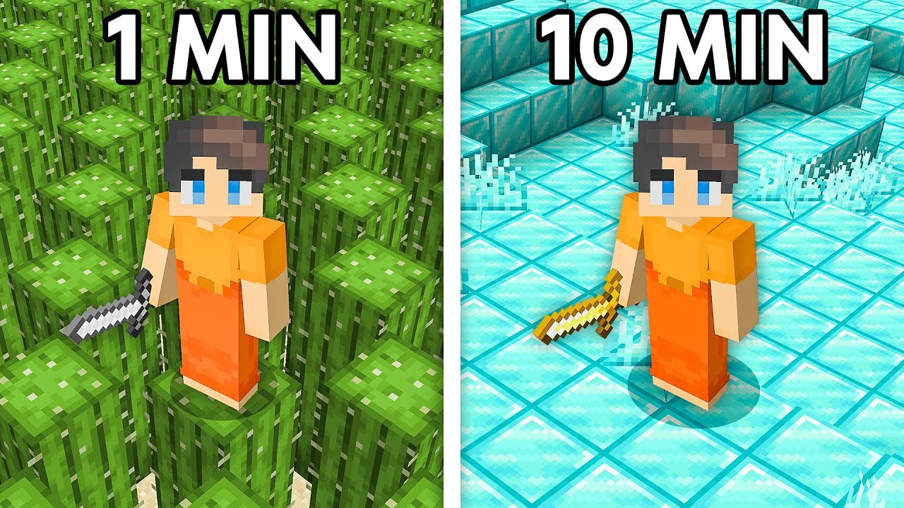 Minecraft, But The World Changes Every Minute!