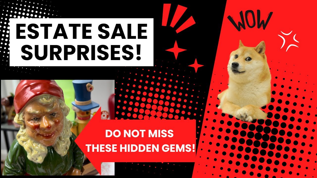 ESTATE SALE SURPRISES - ALMOST MISSED THESE HIDDEN GEMS! - YouTube