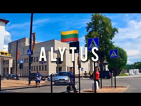 Exploring Alytus by Car - Road Trip Lithuania - Just passing thru Alytus