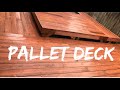 How to Build a cheap DIY Deck from pallets and fence | FREE DIY