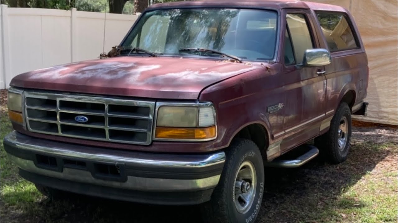 1996 Ford Bronco: Tailgate Rust Repair & Patch Panel Installation - YouTube