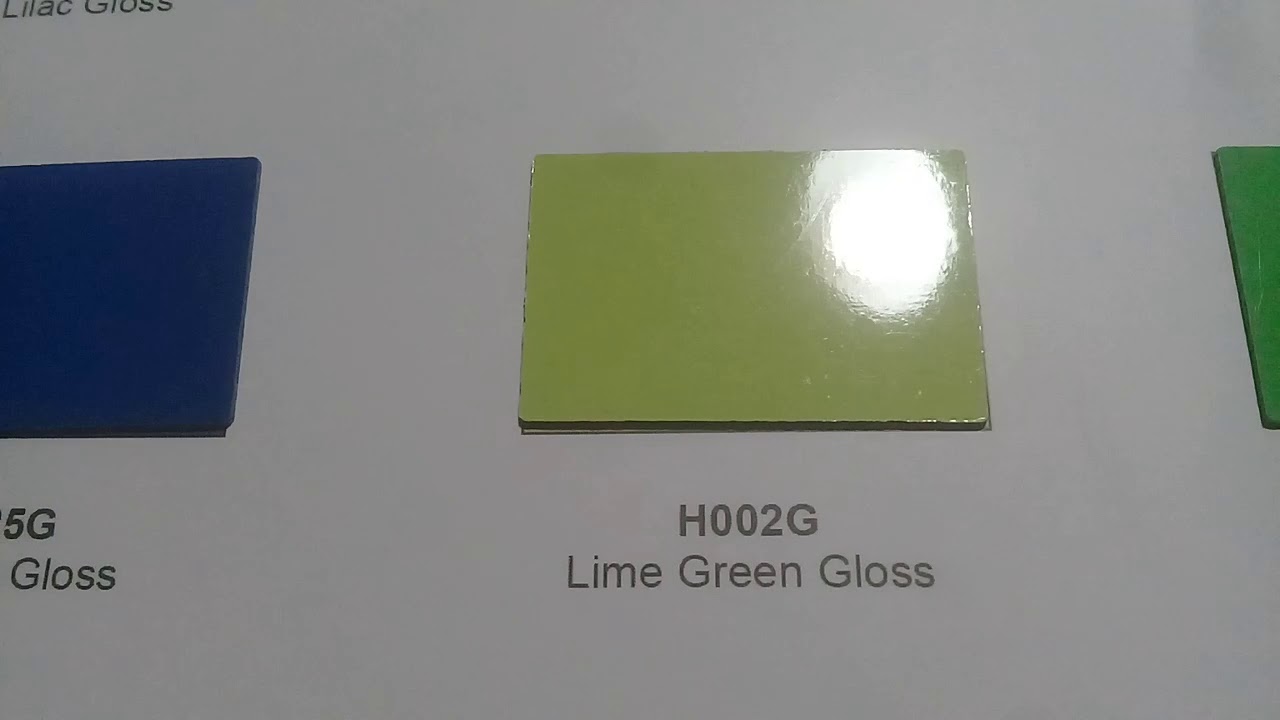  HPL  warna  solid Gloss  Matte doff YouTube