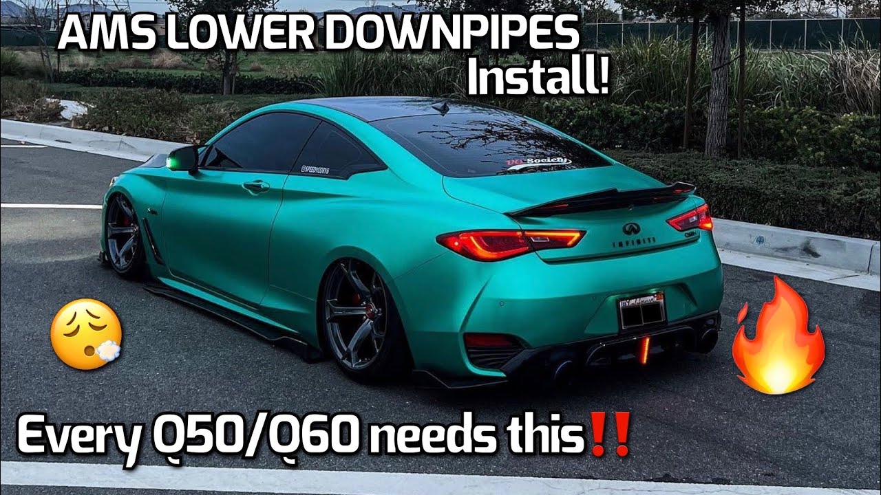 Q50/Q60 AMS Lower Downpipes Install!| **You need these” - YouTube