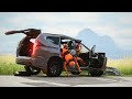 BeamNG Drive - Dangerous Overtaking Crashes #5