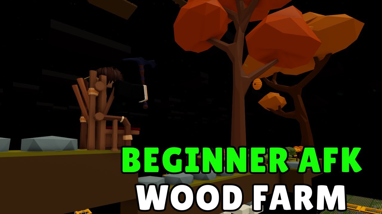 САМАЯ ПРОСТАЯ И ДЕШЁВАЯ ФЕРМА ДРЕВЕСИНЫ AFK для новичков на островах Roblox