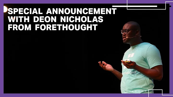 Special Announcement and Product Launch with Deon ...