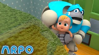 Eat Your GREENS - Beware the Bubbles!!! | Baby Daniel and ARPO The Robot | Funny Cartoons for Kids