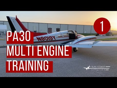 Multi-Engine Training in a PA30 at Suncoast Aviation (Part 1)