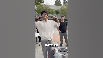 Challenging COLLEGE STUDENTS To A Beyblade Battle