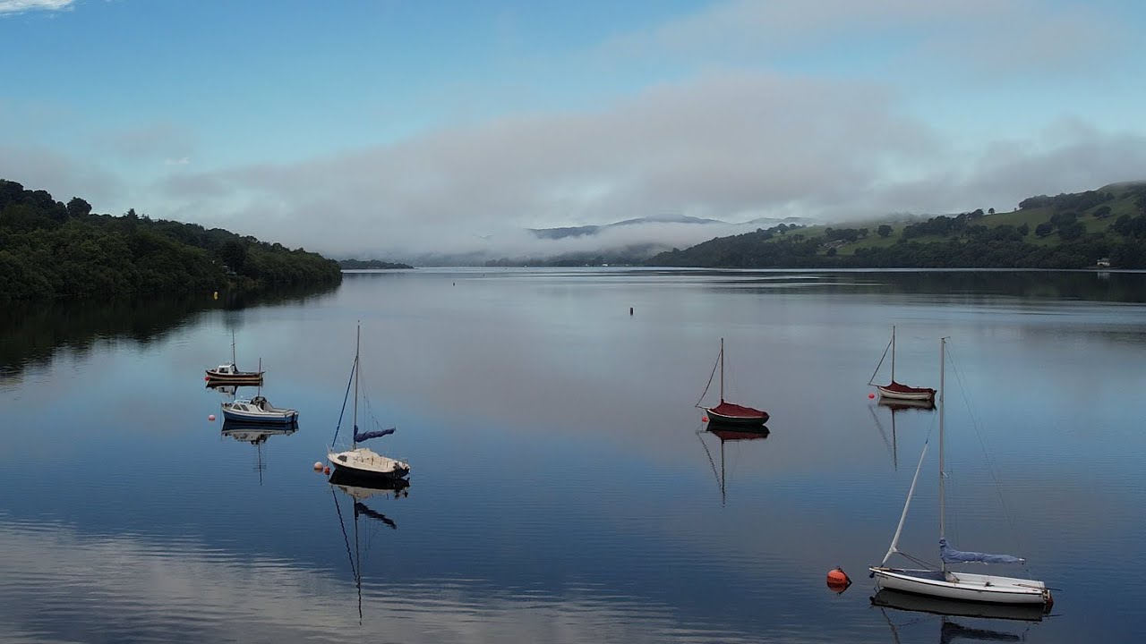 Fitting a new jib, some sanding and flying the drone through beautiful misty fog
