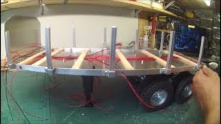 Build semi trailer for truck Tamiya scale 1/14 and other . Homemade .