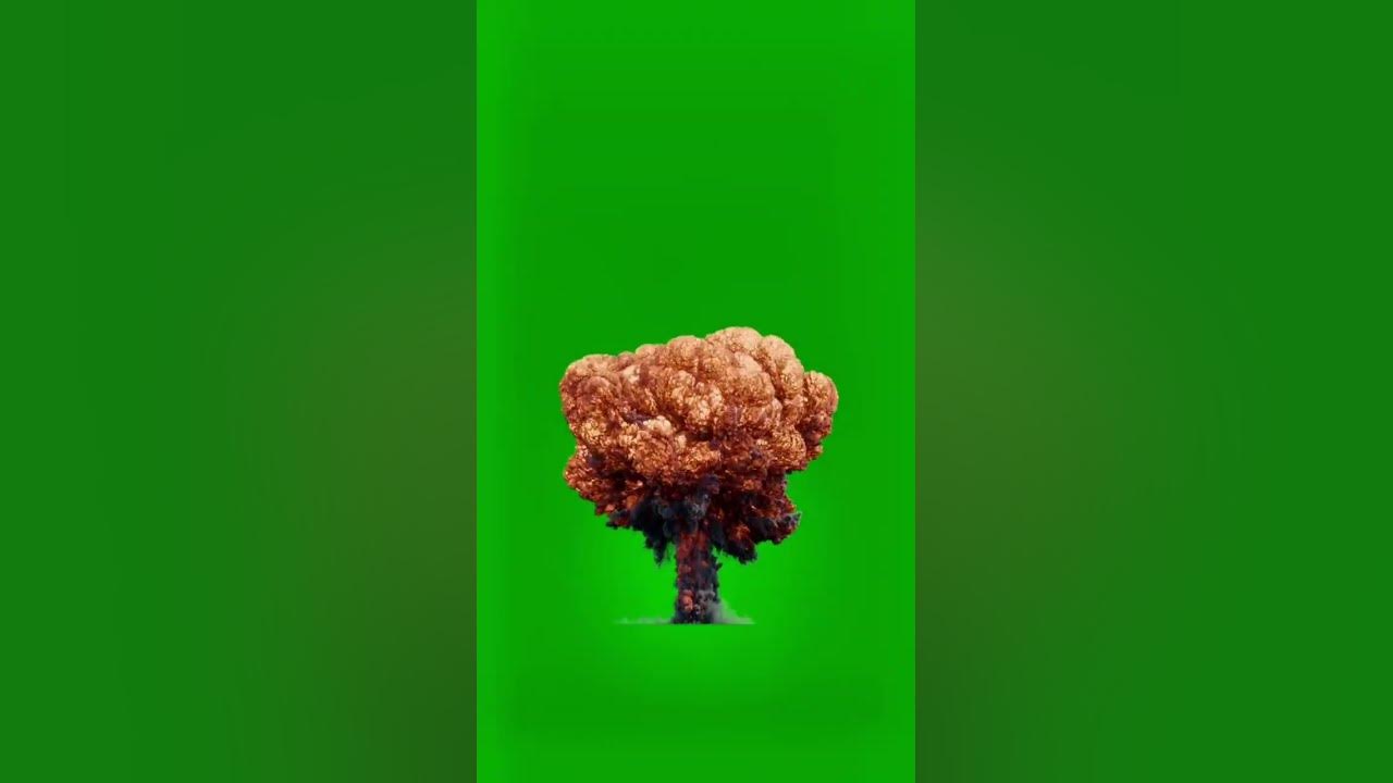 explosion green screen material