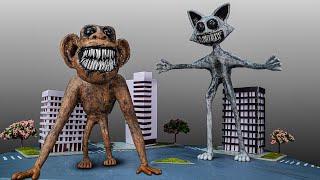 😱 Making BOSS SMILE CAT vs MONKEY Monster - ZOONOMALY with polymer clay by CLAY 1001 10,624 views 1 month ago 9 minutes, 41 seconds