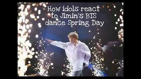 How Idols React to BTS Jimin