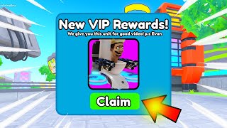 🤑OMG🤑 CLAIM NEW TOILET REWARD From Developer!! 😱 (Roblox) | Toilet Tower Defense