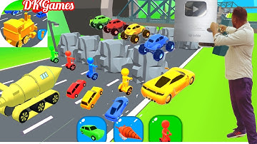 Shape Shifting Gameplay || shifting transform race offline game||shape shifting funny race gameplay