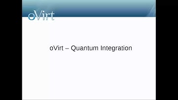 Tech-Preview: Quantum integration in oVirt - part 2