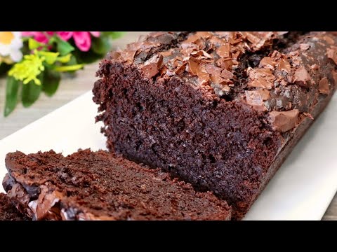 Super EASY, MOIST and SOFT chocolate banana bread recipe! The BEST banana loaf recipe! Easy baking