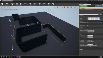 UE4 Game Design - Spline Mesh