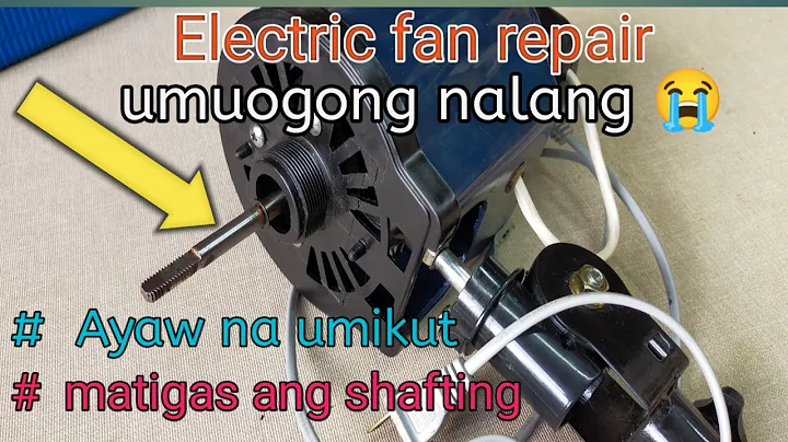 Electric fan Umuogong , Ayaw umikut, shafting, bos...