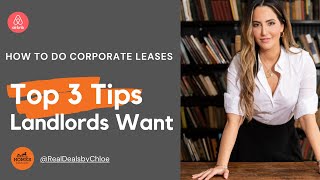 Top 3 Startups for Airbnb Corporate Leases