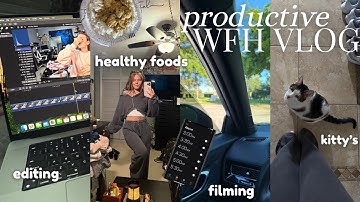 fall 4am WFH day in my life as a FULL-TIME CONTENT CREATOR