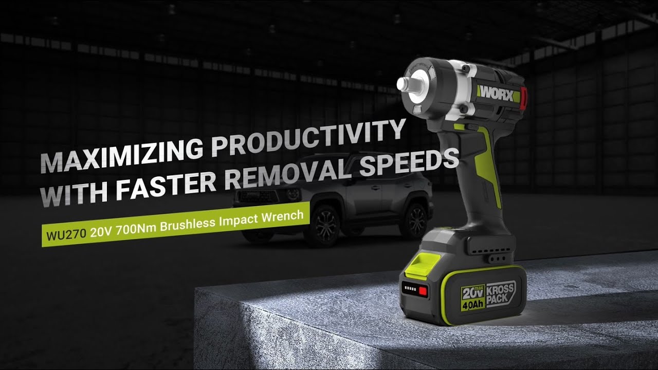 Efficient Bolt Tightening & Removal | Worx WU270 700Nm Brushless