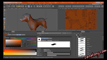 Intro to UVW Mapping in Bodypaint/Cinema 4d 3/4