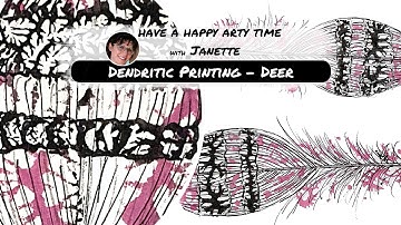 Dendritic Printing   Feather with Janette