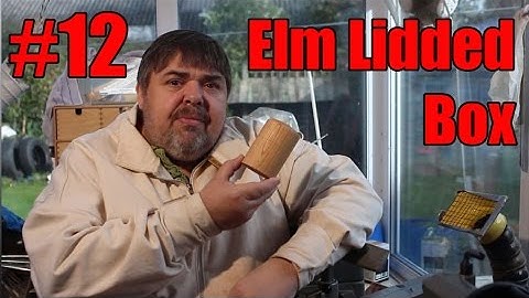 #12 Elm Lidded Box - Wood Turning - Acolyte Turner