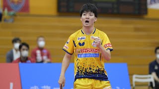 英田理志 vs マテ T BEST GAME T.T彩たま vs  木下マイスター東京 ノジマTリーグ2023-2024 2023年10月22日 浦和駒場体育館【卓球Tリーグ公式】第3G