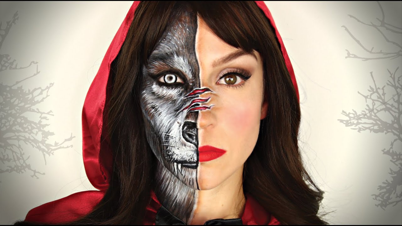 Le Petit Chaperon Rouge | Maquillage Halloween 🐺 - Youtube